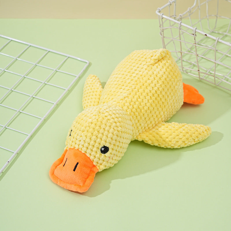 Yellow Duck Teeth-Grinding Toy
