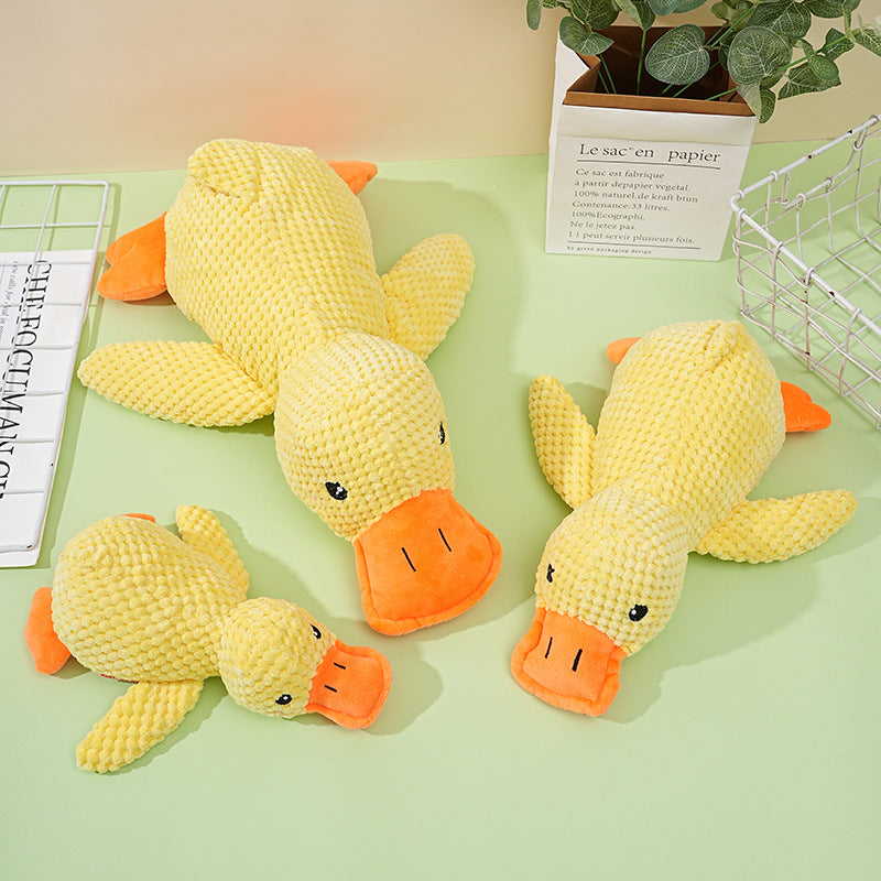 Yellow Duck Teeth-Grinding Toy