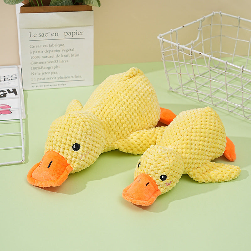 Yellow Duck Teeth-Grinding Toy