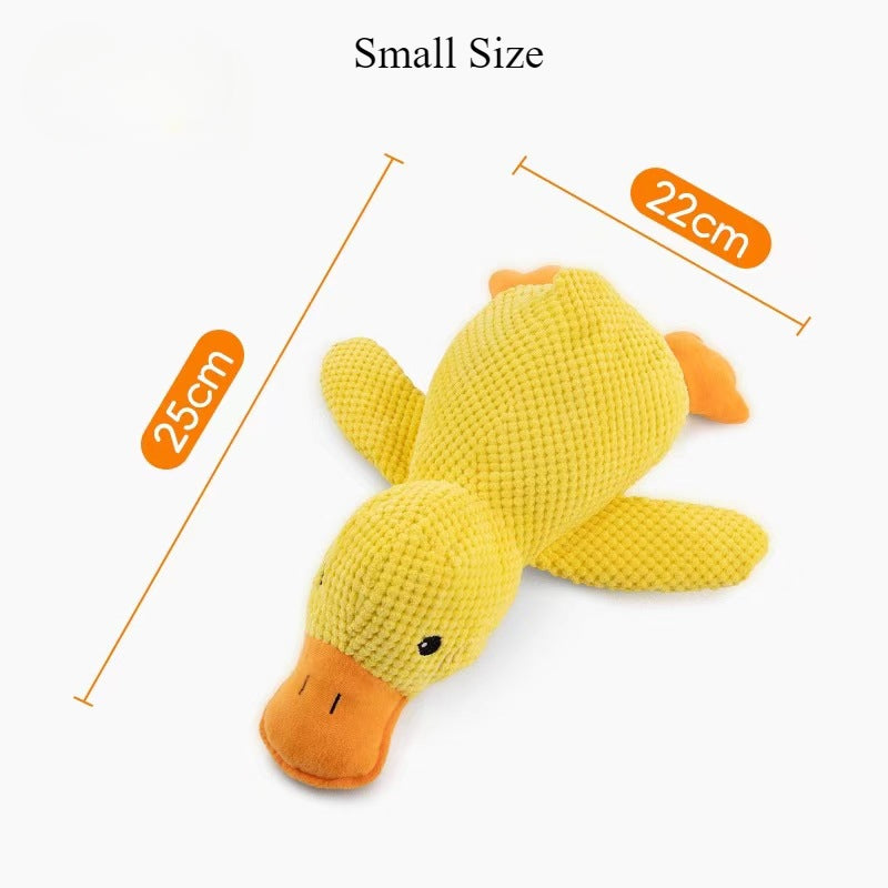 Yellow Duck Teeth-Grinding Toy