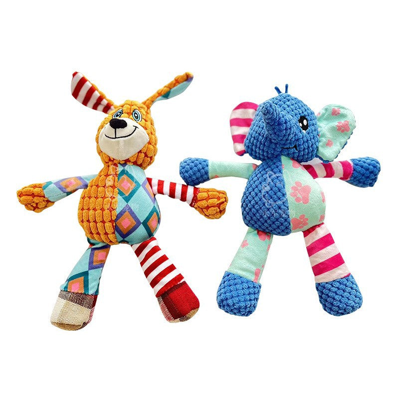 Teeth-Grinding Sounding Pet Plush Toy