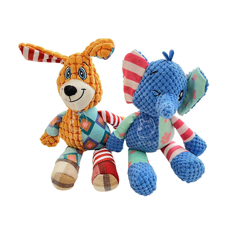 Teeth-Grinding Sounding Pet Plush Toy