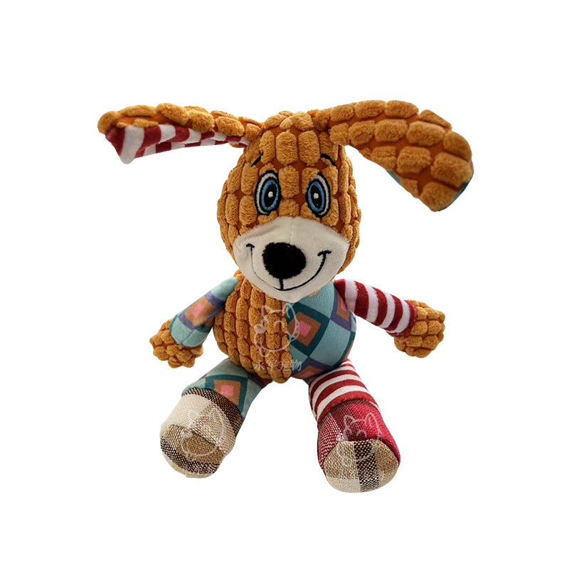 Teeth-Grinding Sounding Pet Plush Toy