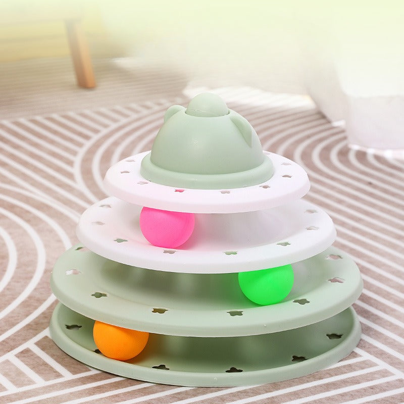 Three-Layer Turntable Cat Toy