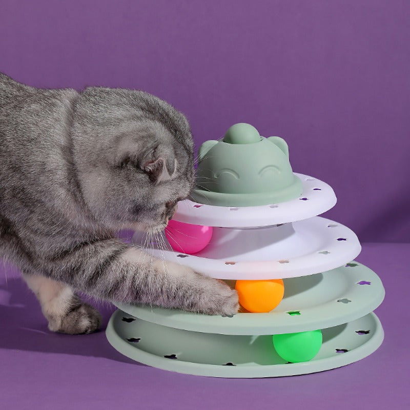 Three-Layer Turntable Cat Toy