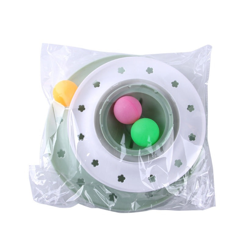 Three-Layer Turntable Cat Toy