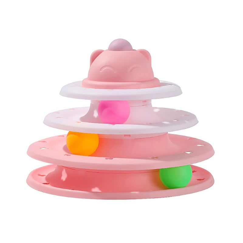 Three-Layer Turntable Cat Toy