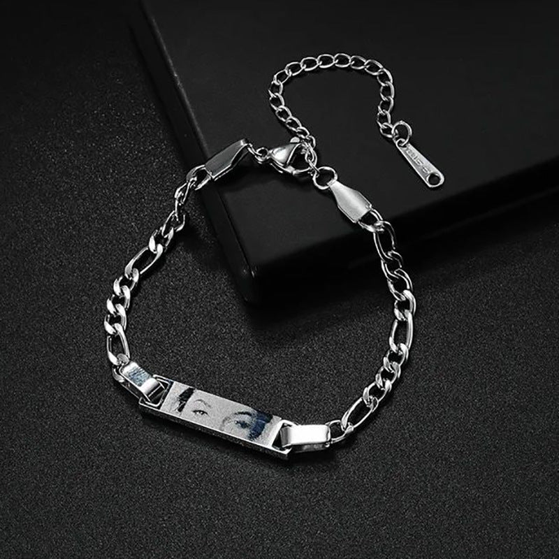 Custom Laser Engraving Pet Eye photo Bracelet