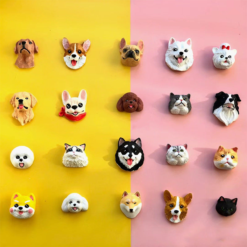 Adorable Dog Head Figure