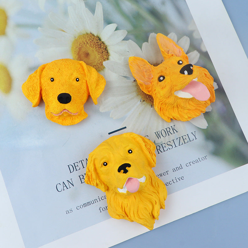 Adorable Dog Head Figure