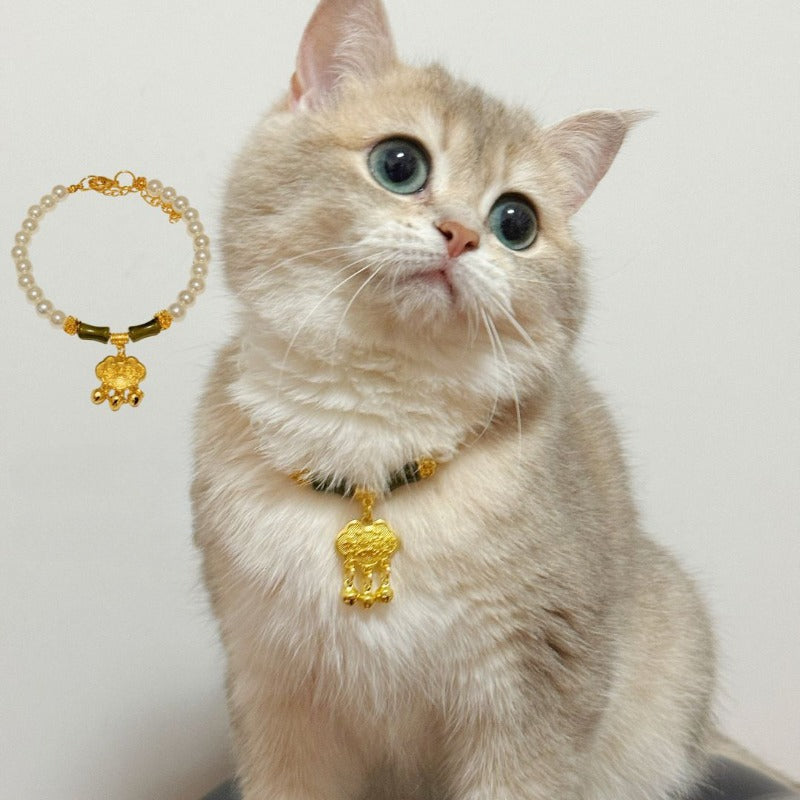 Double Layer Bamboo & Pearl Necklace