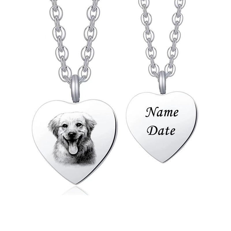 Custom Heart-Shaped Urn Pendant