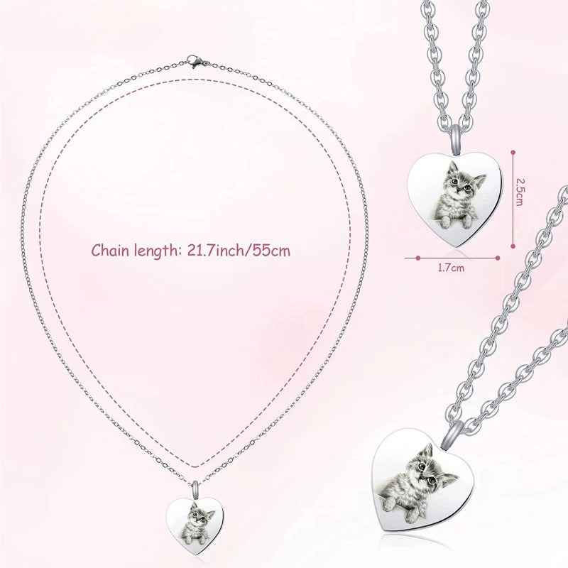 Custom Heart-Shaped Urn Pendant