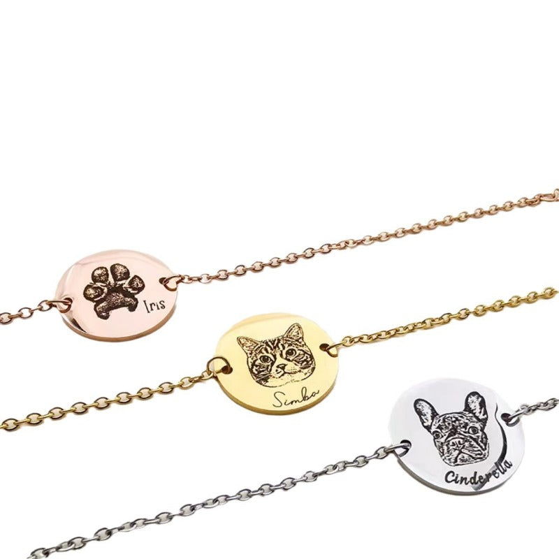 Custom Pet Photo & Name Bracelet