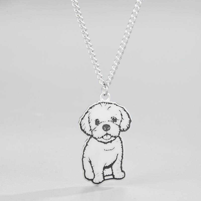 925 sterling silver custom pet necklace