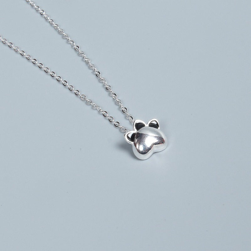 S925 Silver Super Cute Cat Claw Necklace