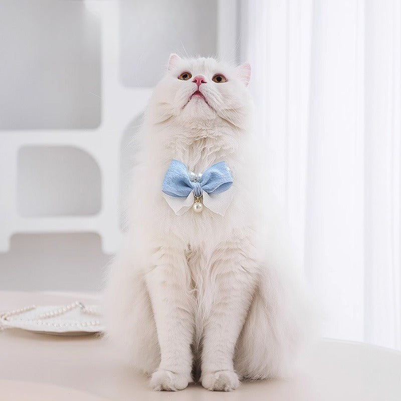 Blue Bowtie Necklace
