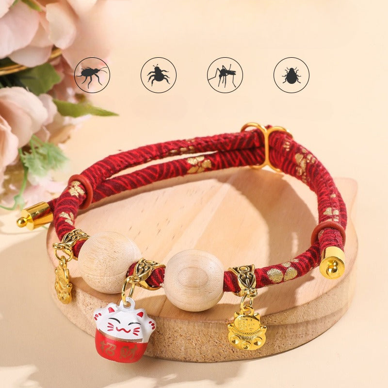 Insect Repellent Camphor Wood Ball Collar