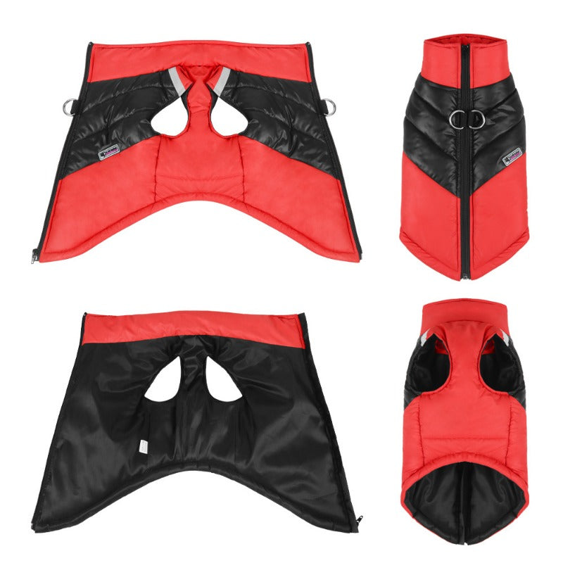 Reflective Waterproof Cotton-Padded Vest