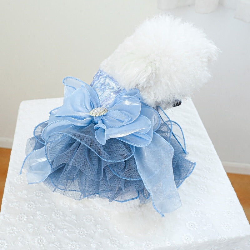 Blue Galaxy Wedding Dress