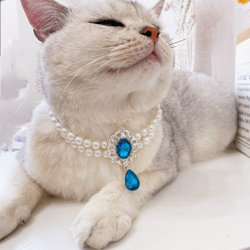Ocean Heart Pearl Double-layer Necklace