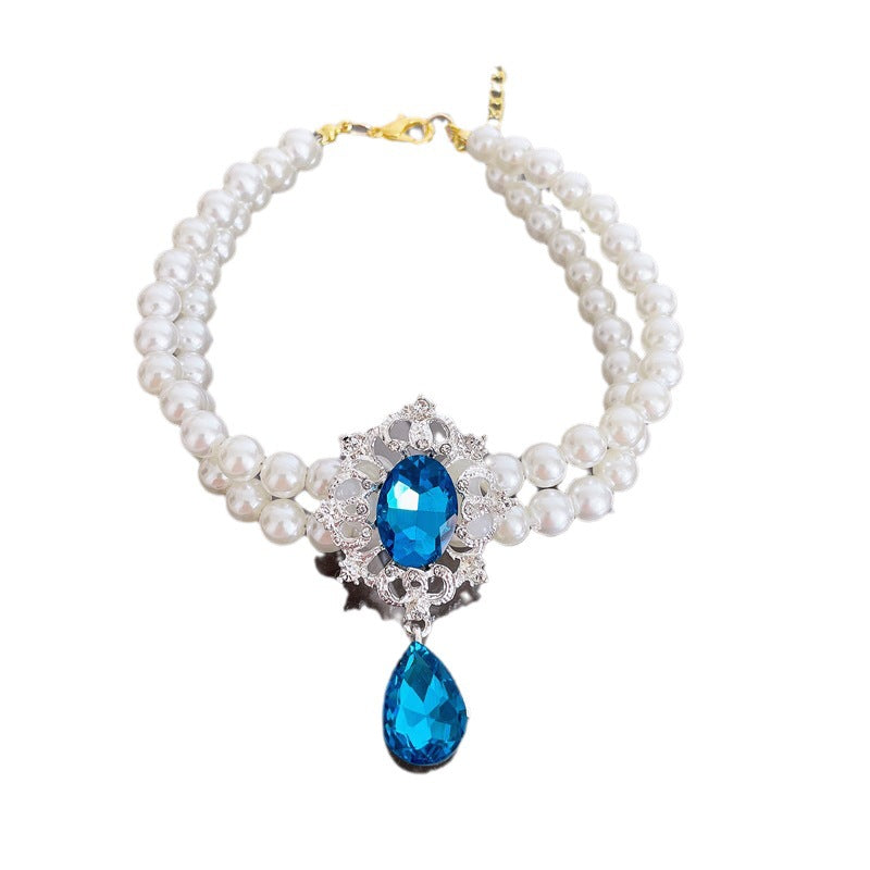 Ocean Heart Pearl Double-layer Necklace