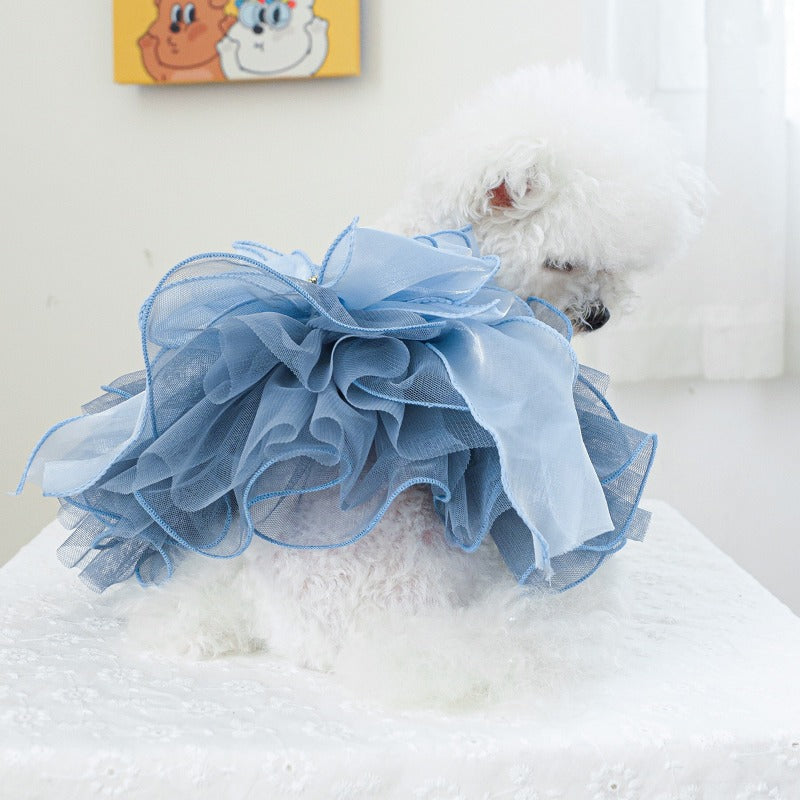 Blue Galaxy Wedding Dress