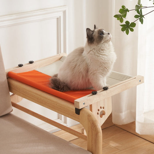 Cat Solid Wood Hanging Bed