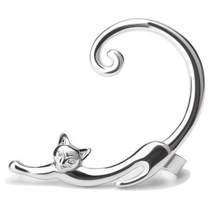 Alloy 3D Cat Earrings