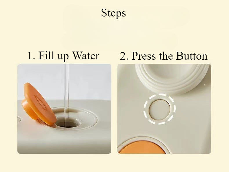 One-Click Spray Anti-Flying Hair Massage Comb