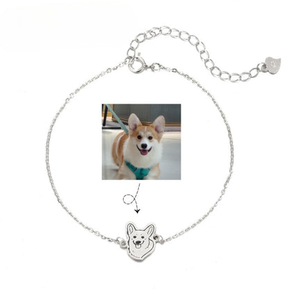 Custom S925 Silver Pet Bracelet