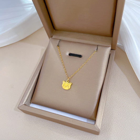 Smiley Cat Necklace