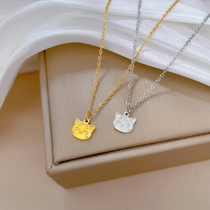 Smiley Cat Necklace
