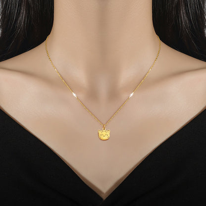 Smiley Cat Necklace