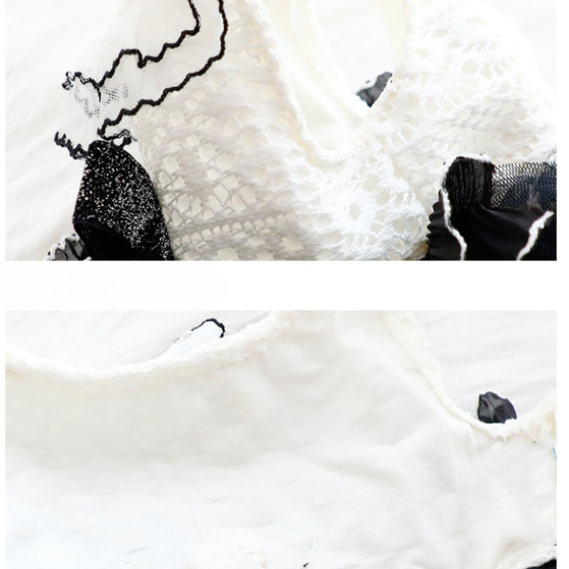 Black Fluffy Wedding Dress