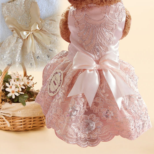 Embroidered Lace Dress