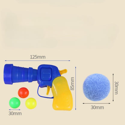 Multi-Color Hair ball & Cat Toy Gun