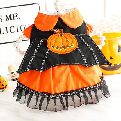 Halloween Pumpkin Orange Dress