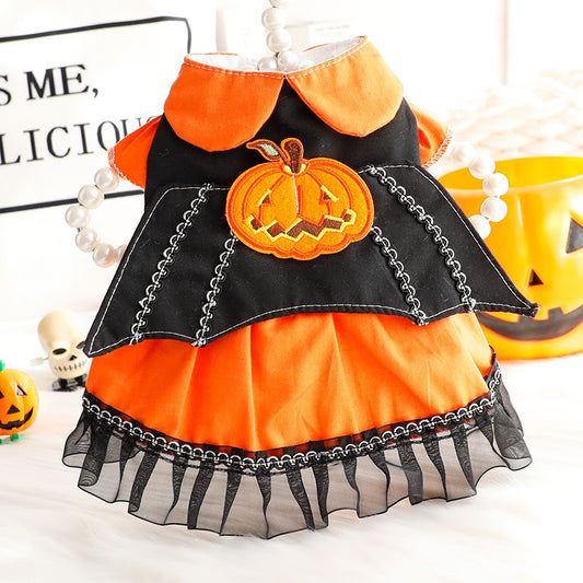 Halloween Pumpkin Orange Dress