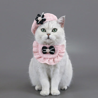 Camellia Hat and Bib Set
