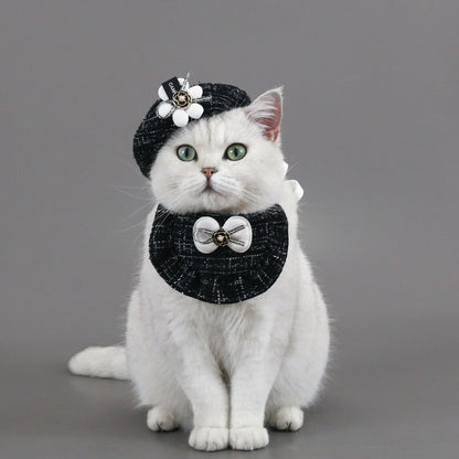 Camellia Hat and Bib Set