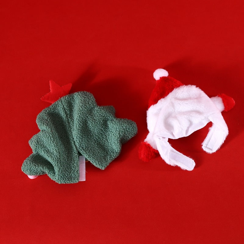 Pet Christmas Tree & Snowman Hat