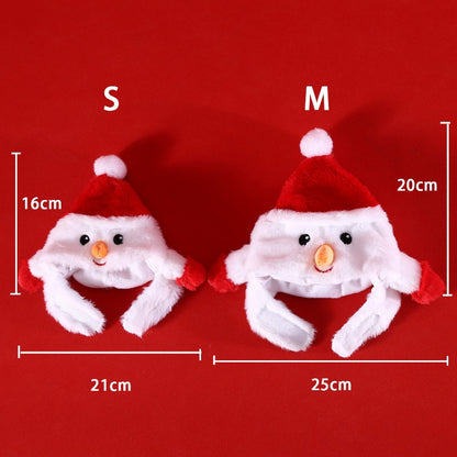 Pet Christmas Tree & Snowman Hat