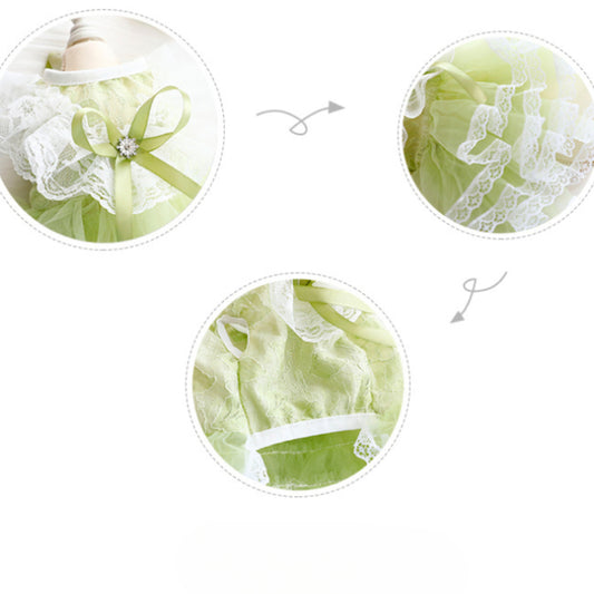Mint Color Princess Dress