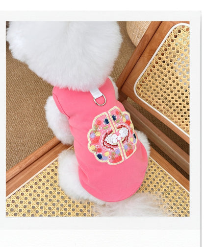 New Chinese Style Embroidered Tractable Vest