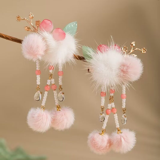Kitten Antique Hair Pin