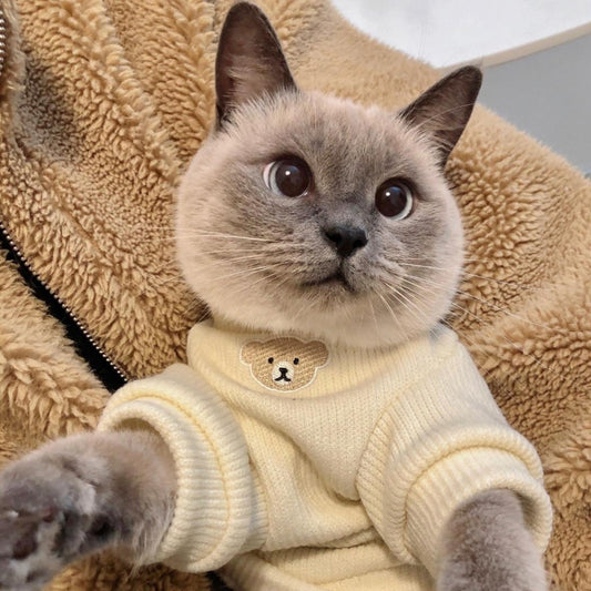 Warm Fleece Pet Sweater