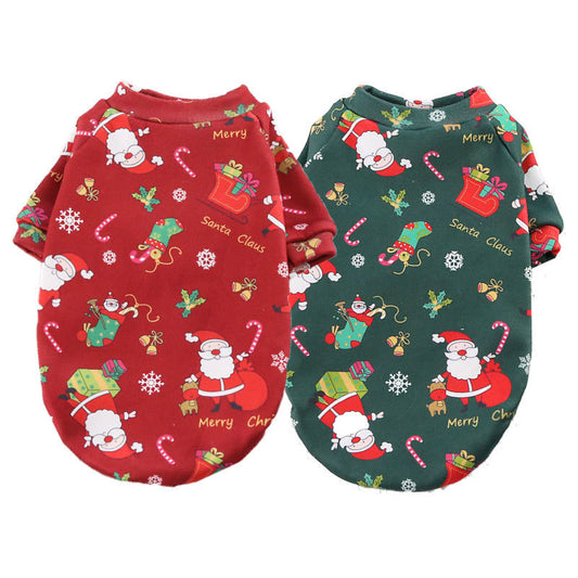Chrismas Santa Clause Print Vest