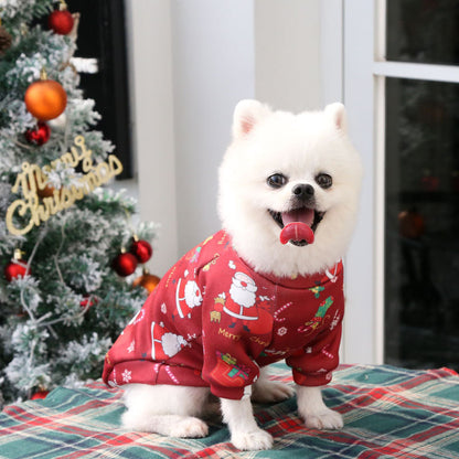 Chrismas Santa Clause Print Vest