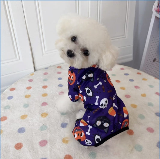 Halloween Pumpkin Skull Coat